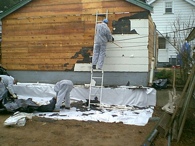 install siding over asbestos